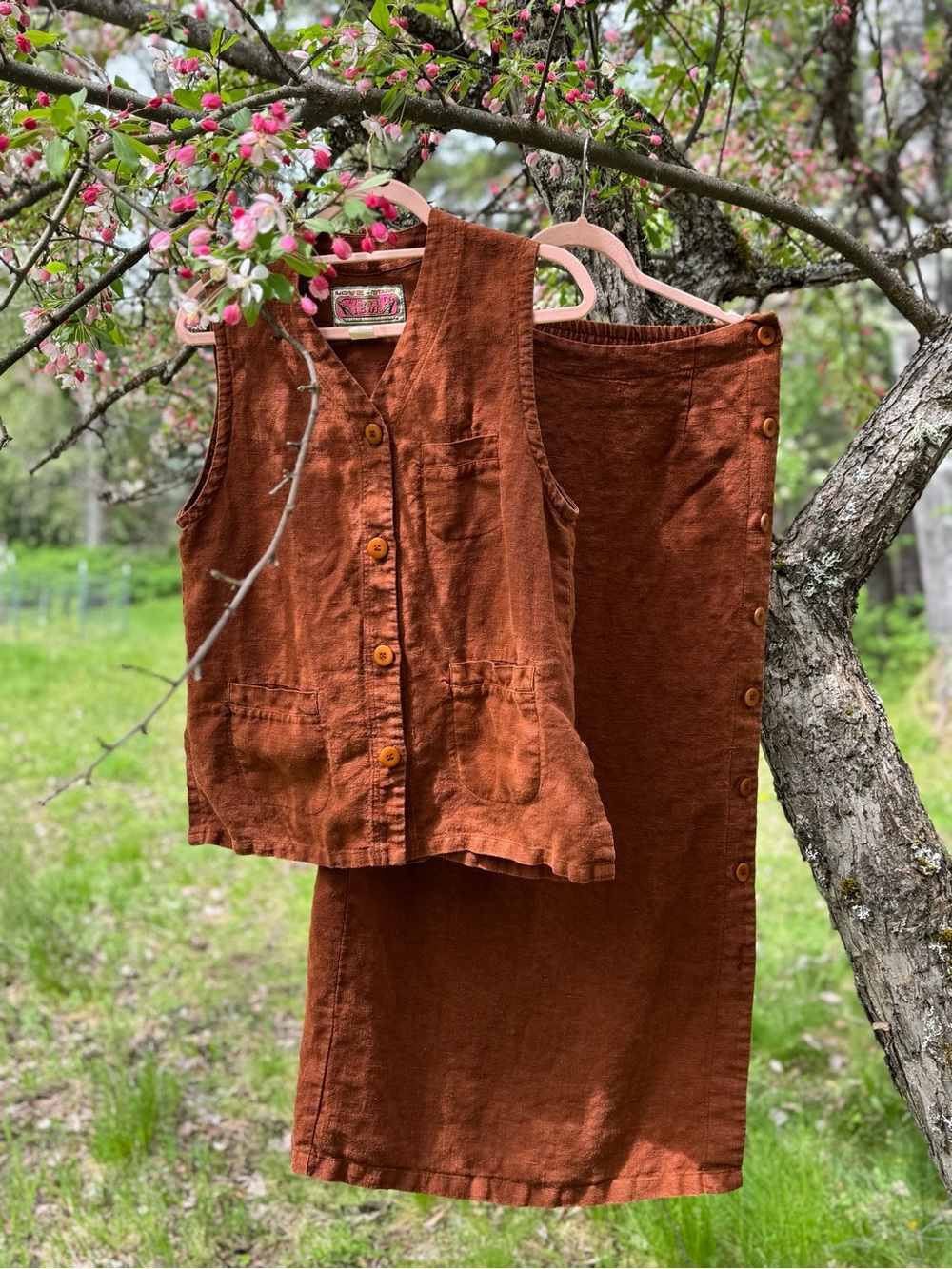 70s Hemp Set Rust Perfect Condition - Picture 5 of 14